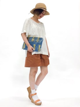 ななこさん（レディース・156cm）の夏コーディネート