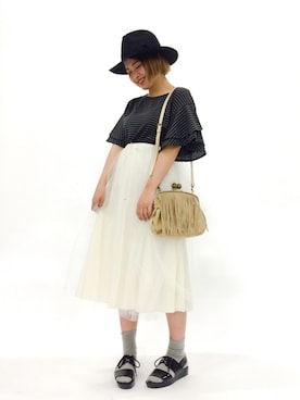 ななこさん（レディース・156cm）の夏コーディネート