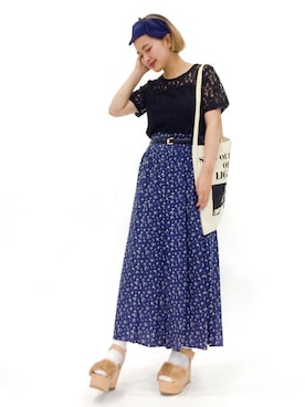 ななこさん（レディース・156cm）の夏コーディネート