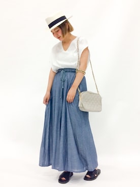 ななこさん(レディース・156cm)の夏コーディネート