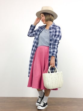 ななこさん(レディース・156cm)の夏コーディネート