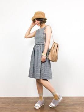 ななこさん（レディース・156cm）の夏コーディネート