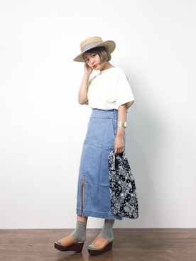 ななこさん(レディース・156cm)の夏コーディネート