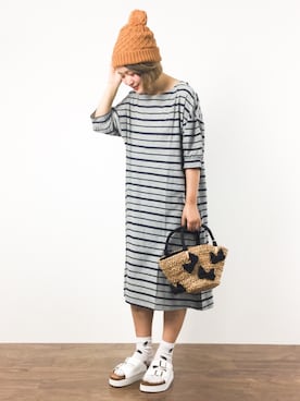 ななこさん(レディース・156cm)の夏コーディネート