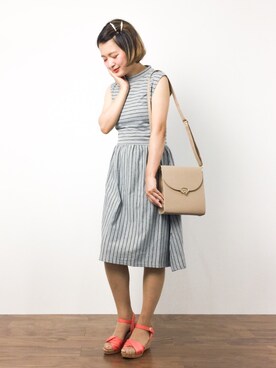 ななこさん（レディース・156cm）の夏コーディネート