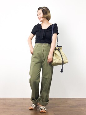 ななこさん（レディース・156cm）の夏コーディネート