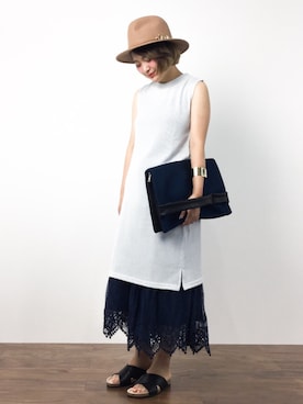 ななこさん（レディース・156cm）の夏コーディネート