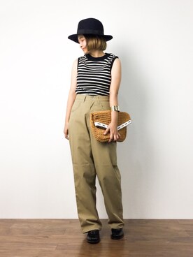 ななこさん（レディース・156cm）の夏コーディネート