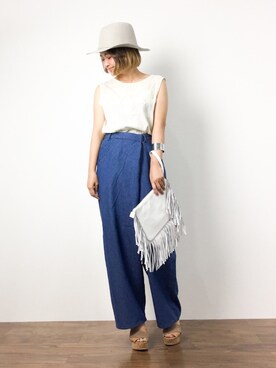 ななこさん(レディース・156cm)の夏コーディネート