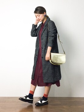 Haruta ウィングチップシューズを使ったレディース人気ファッションコーディネート Wear