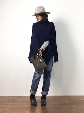 ななこさん（レディース・156cm）の秋コーディネート