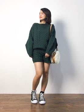 ななこさん（レディース・156cm）の秋コーディネート