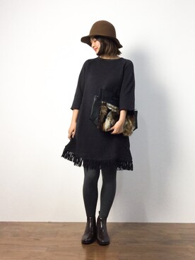 ななこさん(レディース・156cm)の秋コーディネート