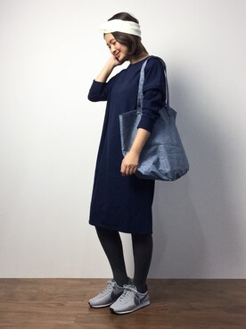 「Herschel Supply（ハーシェルサプライ）のアイテム」を使った、ななこさん（レディース・156cm）の秋コーディネート
