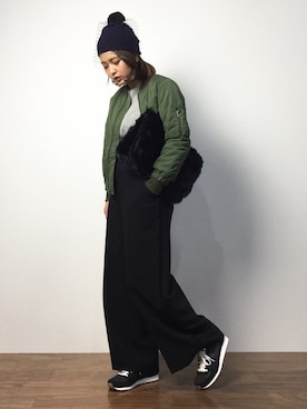 ななこさん（レディース・156cm）の秋コーディネート