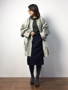 ななこさん（レディース・156cm）の秋コーディネート
