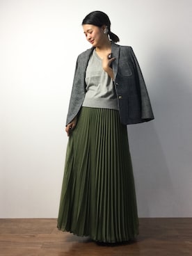 「Lost dessau（ロストデッサウ）のアイテム」を使った、ななこさん（レディース・156cm）の秋コーディネート