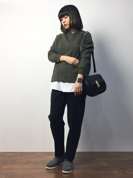 ななこさん（レディース・156cm）の秋コーディネート