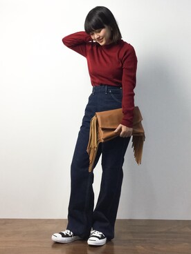 ななこさん（レディース・156cm）の秋コーディネート