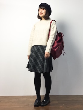 ななこさん(レディース・156cm)の秋コーディネート