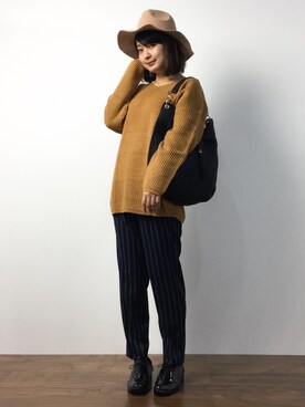 ななこさん（レディース・156cm）の秋コーディネート