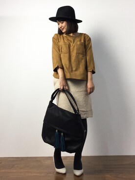 ななこさん（レディース・156cm）の秋コーディネート