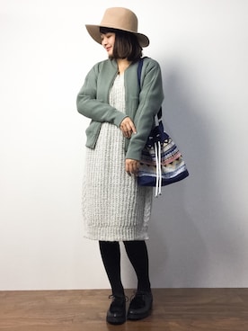 ななこさん（レディース・156cm）の秋コーディネート