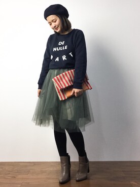 ななこさん（レディース・156cm）の秋コーディネート