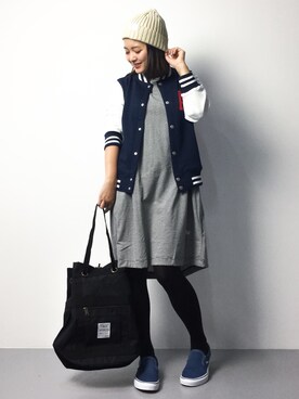 ななこさん（レディース・156cm）の秋コーディネート