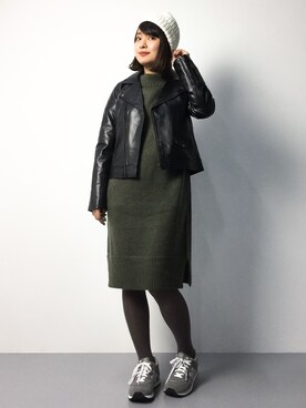 「amelier MAJESTIC LEGON（アメリエルマジェスティックレゴン）のアイテム（ジャケット/アウター）」を使った、ななこさん（レディース・156cm）の秋コーディネート