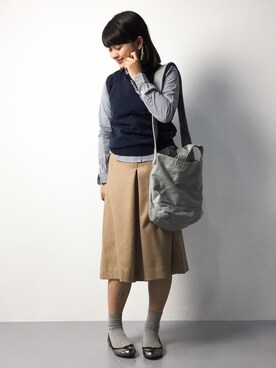 ななこさん（レディース・156cm）の秋コーディネート