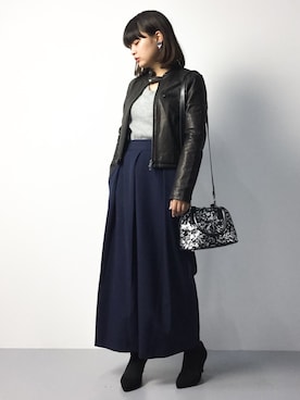 ななこさん（レディース・156cm）の秋コーディネート