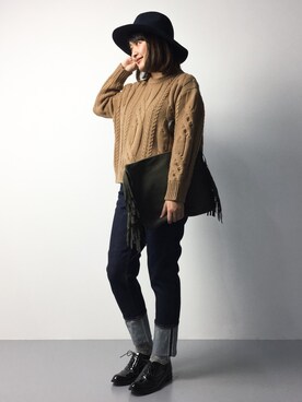 ななこさん(レディース・156cm)の秋コーディネート