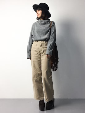 ななこさん(レディース・156cm)の秋コーディネート