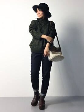 ななこさん（レディース・156cm）の秋コーディネート