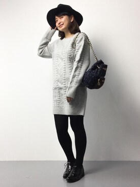 ななこさん（レディース・156cm）の冬コーディネート