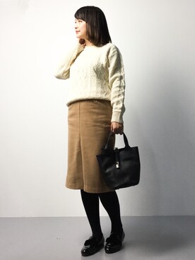 ななこさん(レディース・156cm)の冬コーディネート