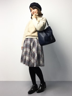 ななこさん（レディース・156cm）の冬コーディネート