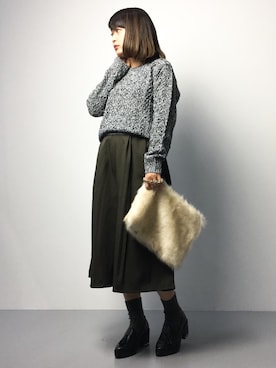 ななこさん（レディース・156cm）の冬コーディネート