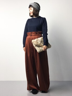 ななこさん（レディース・156cm）の冬コーディネート