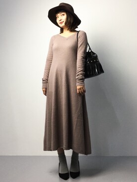 ななこさん（レディース・156cm）の冬コーディネート