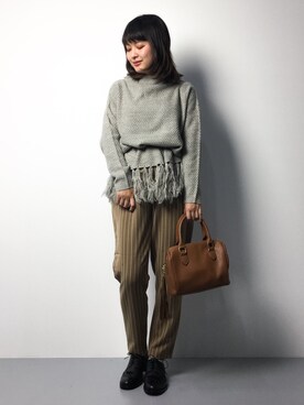 ななこさん（レディース・156cm）の冬コーディネート