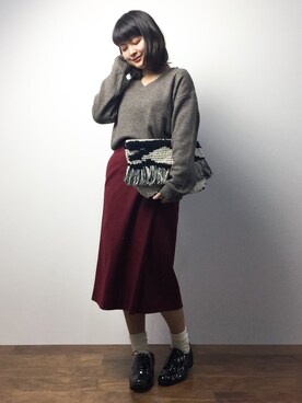 ななこさん（レディース・156cm）の冬コーディネート