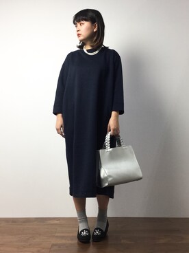 「cache cache（カシュ カシュ）のアイテム」を使った、ななこさん（レディース・156cm・20代）の冬コーディネート