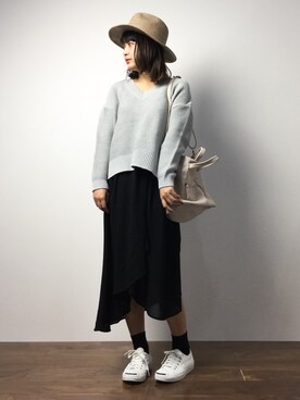 ななこさん（レディース・156cm）の冬コーディネート