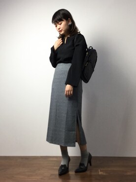 ななこさん(レディース・156cm)の冬コーディネート