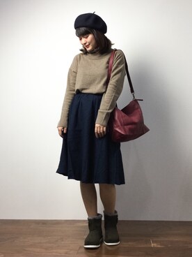 ななこさん（レディース・156cm）の冬コーディネート