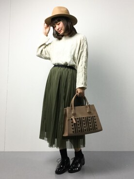 ななこさん（レディース・156cm）の冬コーディネート