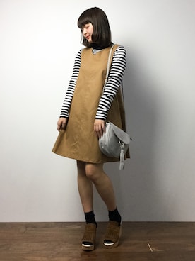 ななこさん（レディース・156cm）の冬コーディネート