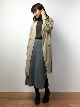 ななこさん（レディース・156cm）の冬コーディネート